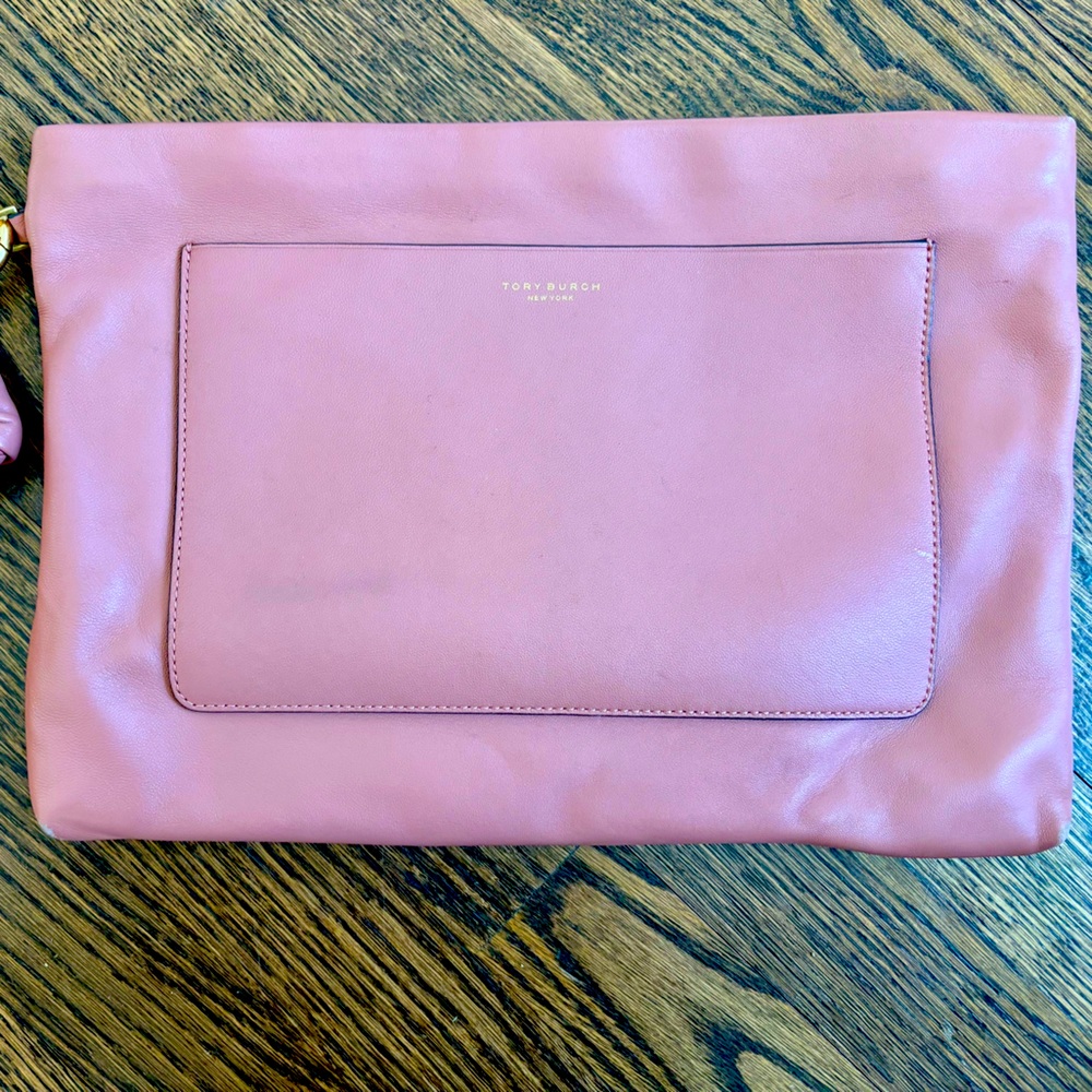 Tory Burch clutch with wrist strap